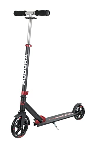 HUDORA Bold Wheel Scooter Roller, Tretroller für Kinder und Erwachsene, Roller ab 6 Jahre, Cityroller bis zu 100 kg, Klappbar und Höhenverstellbar