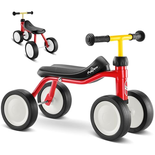PUKYlino | Indoor-Rutschfahrzeug | Sicheres Laufrad für Zuhause | Sicherheitslenkergriffe | Für Kleinkinder ab 1 Jahr | PUKY Color